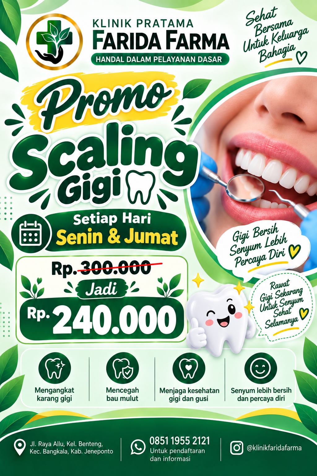 Poster Promo Spesial di Klinik Farida Farma